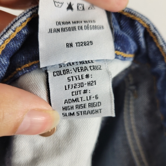 Lovers + Friends Reece Vera Cruz Distressed Button Fly Slim Straight Ankle Jeans - Picture 13 of 16